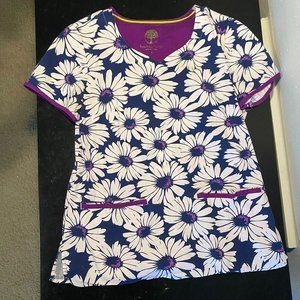 Healing hands scrub top